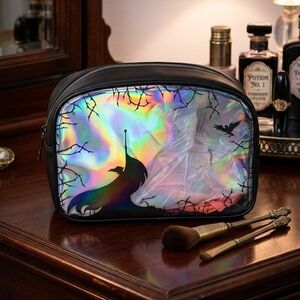 Bath & Body Works Disney Villains Maleficent Iridescent Makeup Bag (NWT)